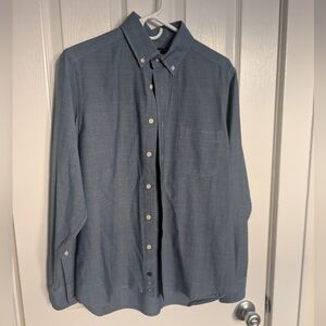 Taylor Stitch Civic Casual Blue Button-Down Shirt